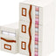 4 Pzas Organiz. Sábanas King Queen Tela Oxford PVC