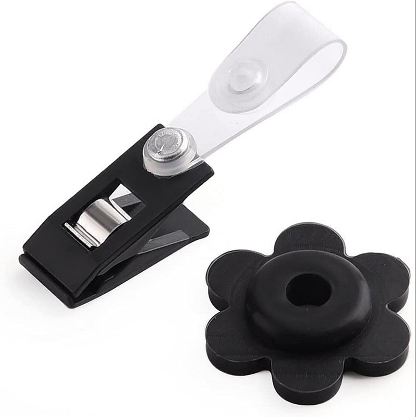 Tapón goma bandera jardín clip ajustable resistente viento set 10