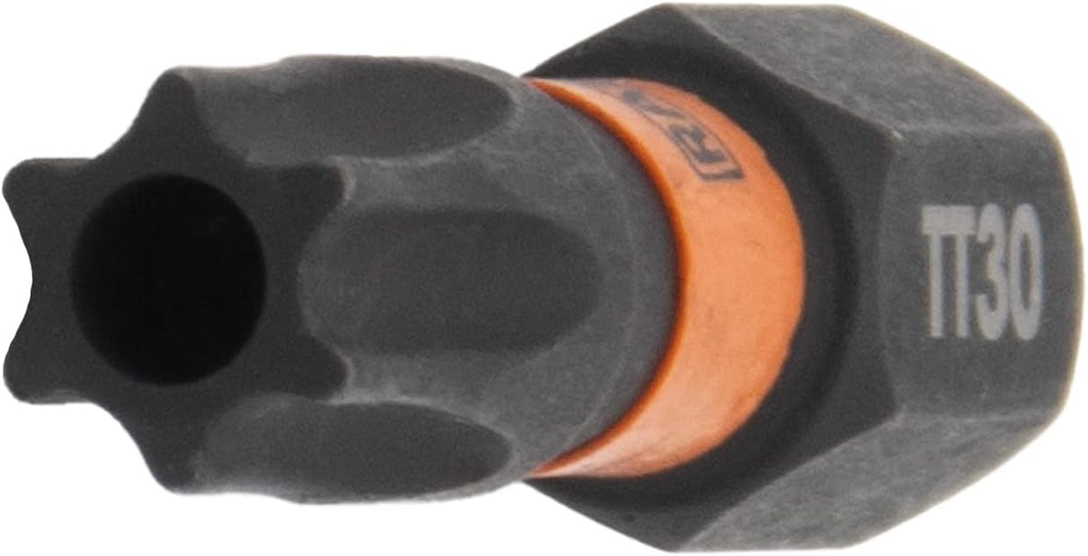 Brocas Torx T30 S2 acero resistente 1/4 pulg pack 5