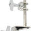Soporte campana tambor ajustable plateado mordazas