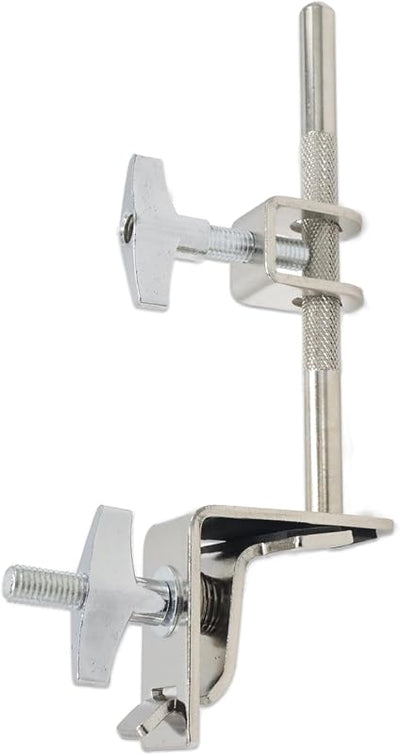 Soporte campana tambor ajustable plateado mordazas