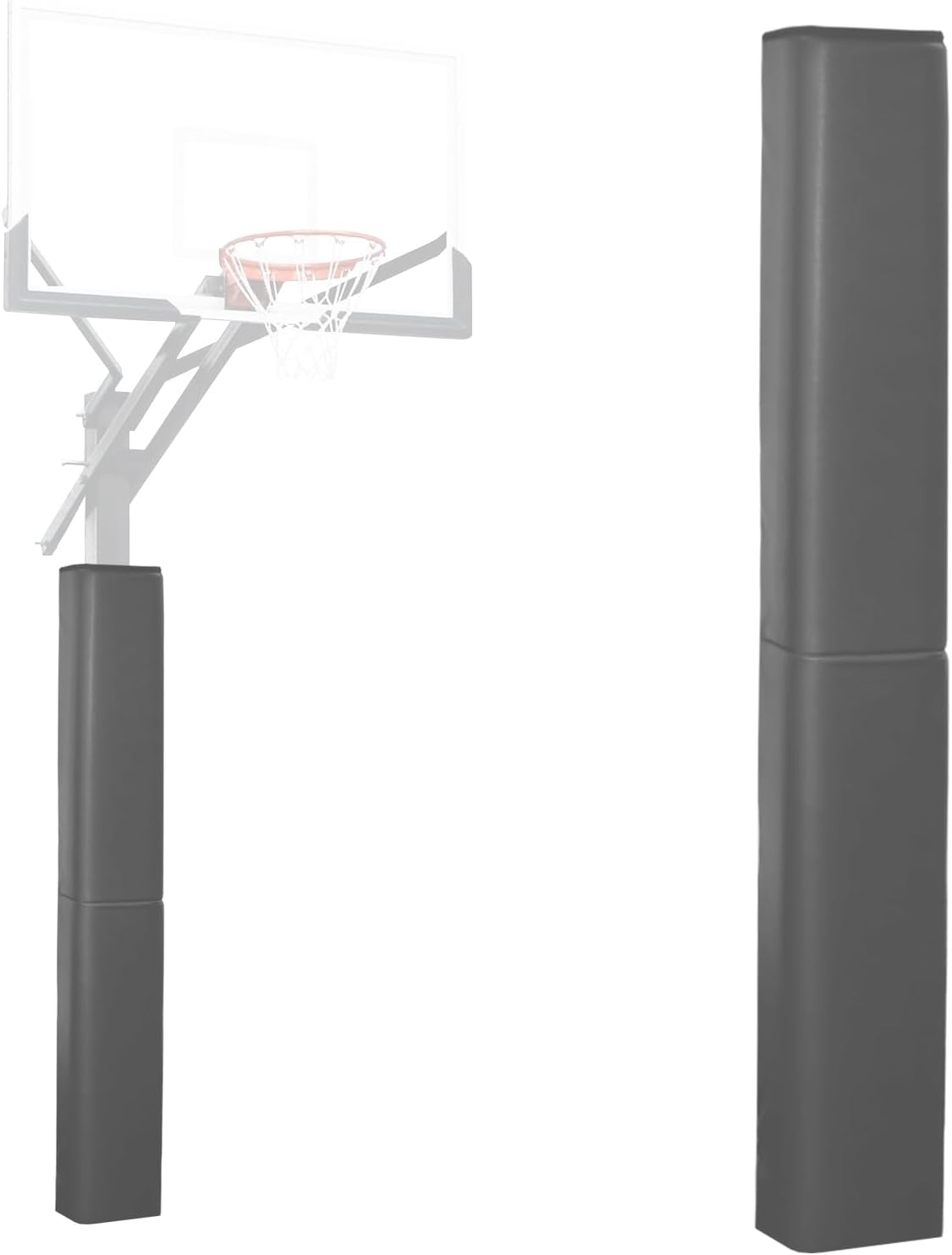 Almohadillas poste baloncesto acolchado 2/4pulg resistente