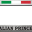 Soporte placa matrícula italiana