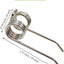 36 Pzas púas repuesto Greenworks 10Amp 14" acero inox