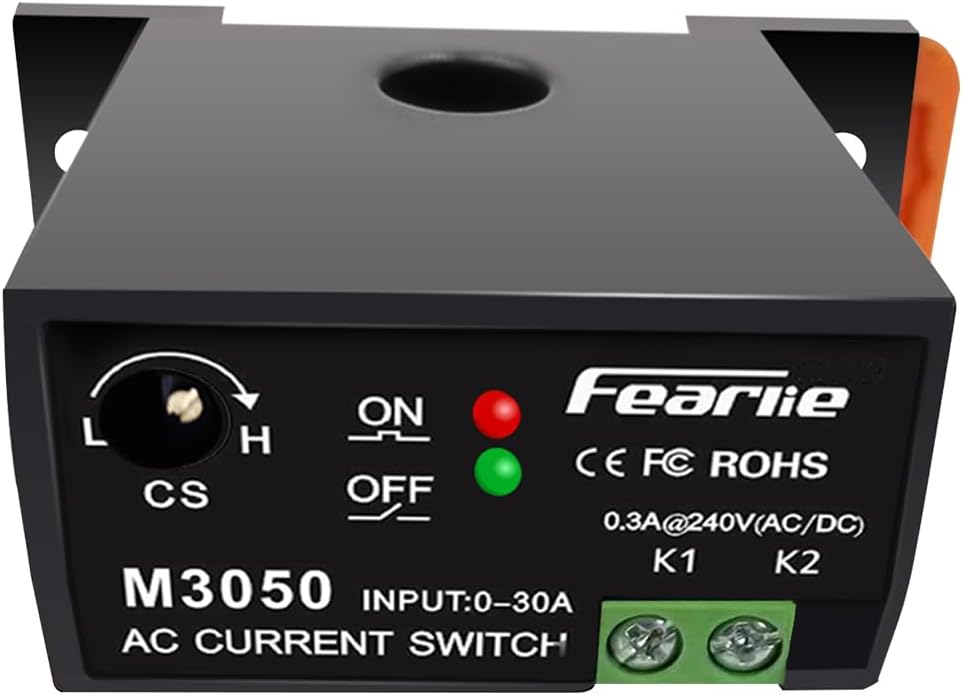 Interruptor corriente miniatura con rieles relé sensor 0-30A