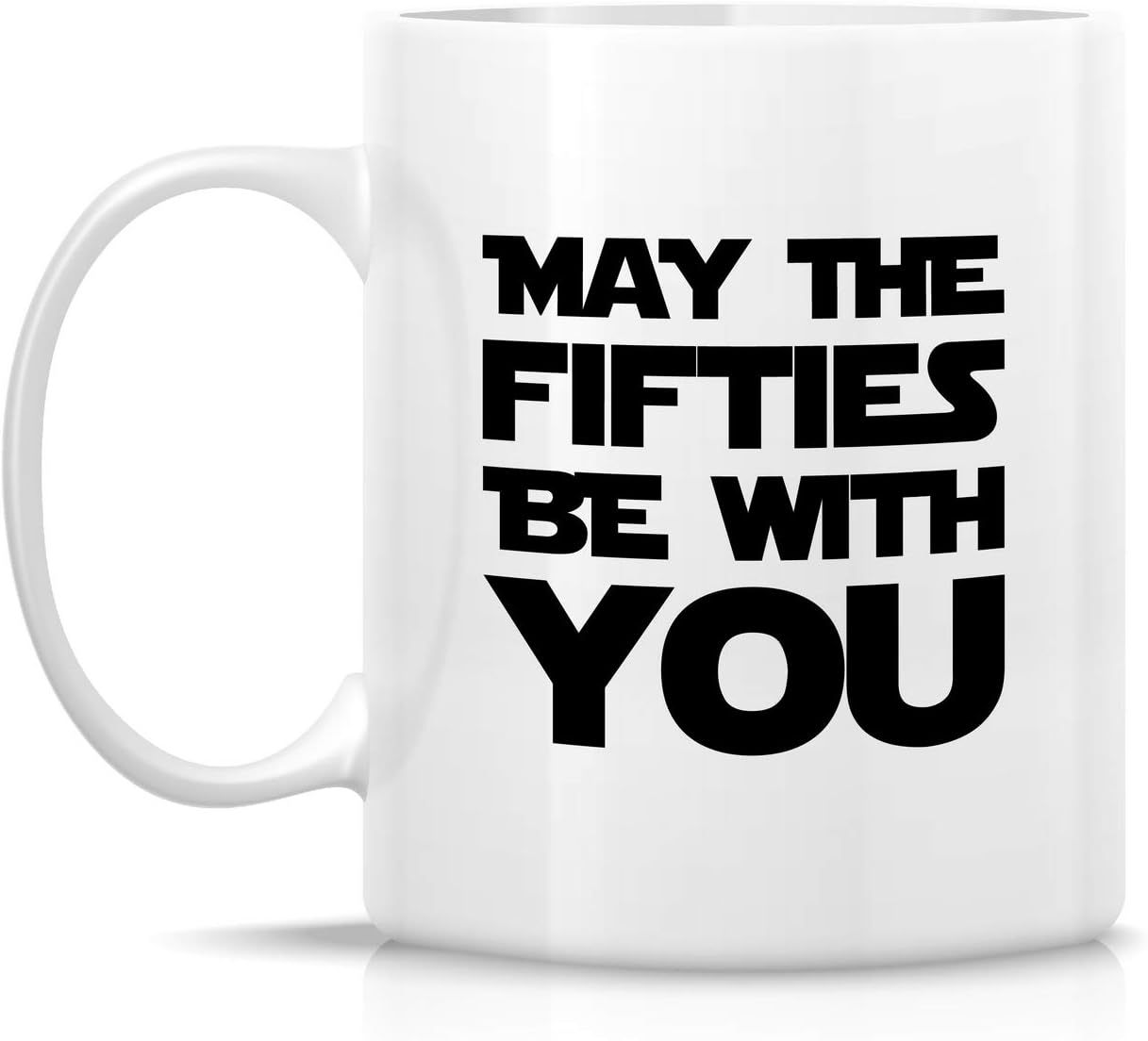 Taza cerámica 11oz regalo 50 cumpleaños inspirador