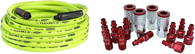 Manguera aire 3/8x50pies MNPT resistentes Milton Coupler