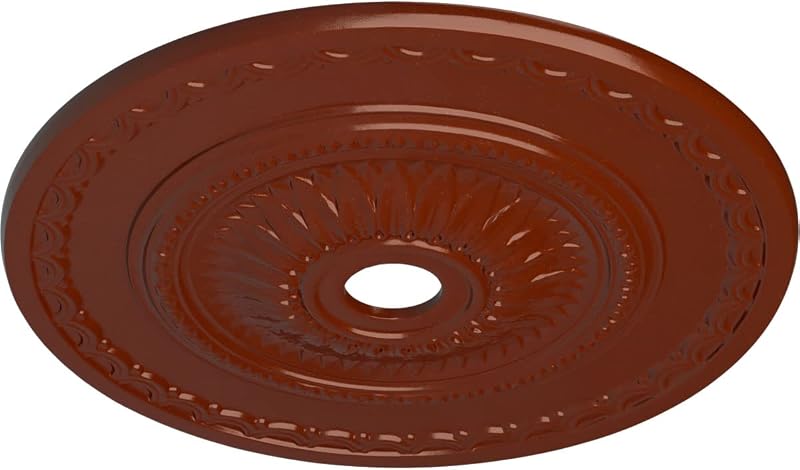 Medallón techo girasol ladrillo refractario 29 1/2"OD