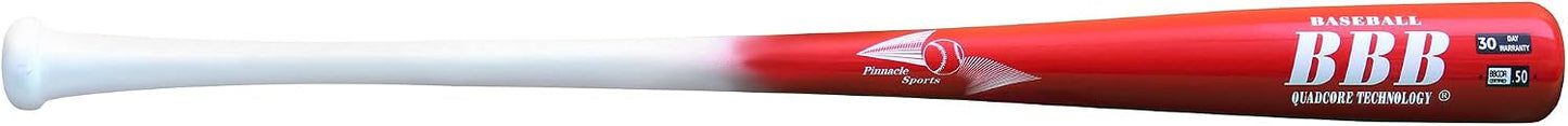 Bate béisbol bambú Quadcore para adultos con extremo