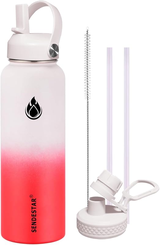 Botella agua deportiva acero inox 32oz doble pared
