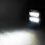 Barra luces CREE LED cuadradas serie negra 70133BL