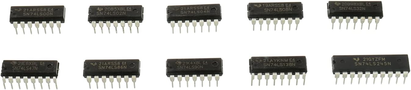 10 Valores 30 Pzas Ic Schottky Lógica Sn74ls00n Kit