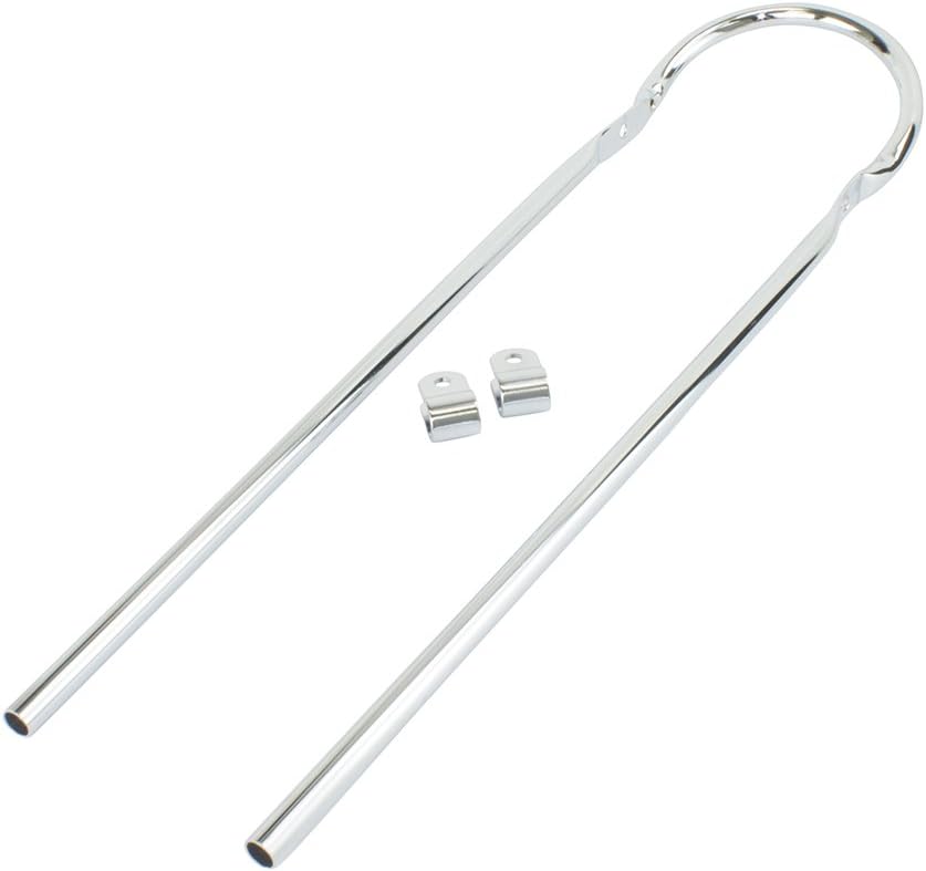 Sissybar recto ajustable 20" con abrazaderas