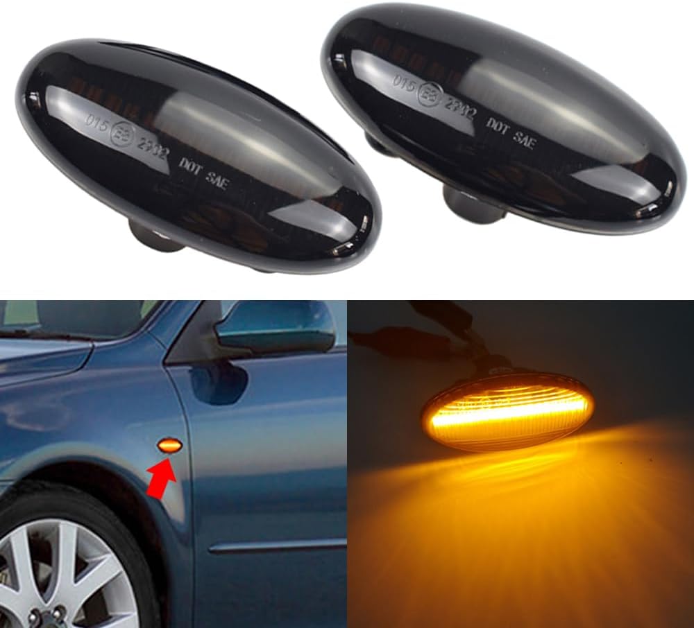 Luz intermitente LED dinámica para Mazda 2 3 5 6 BT-50