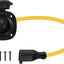 Enchufe CA 15A 125V RV con cable extensión caja amarilla