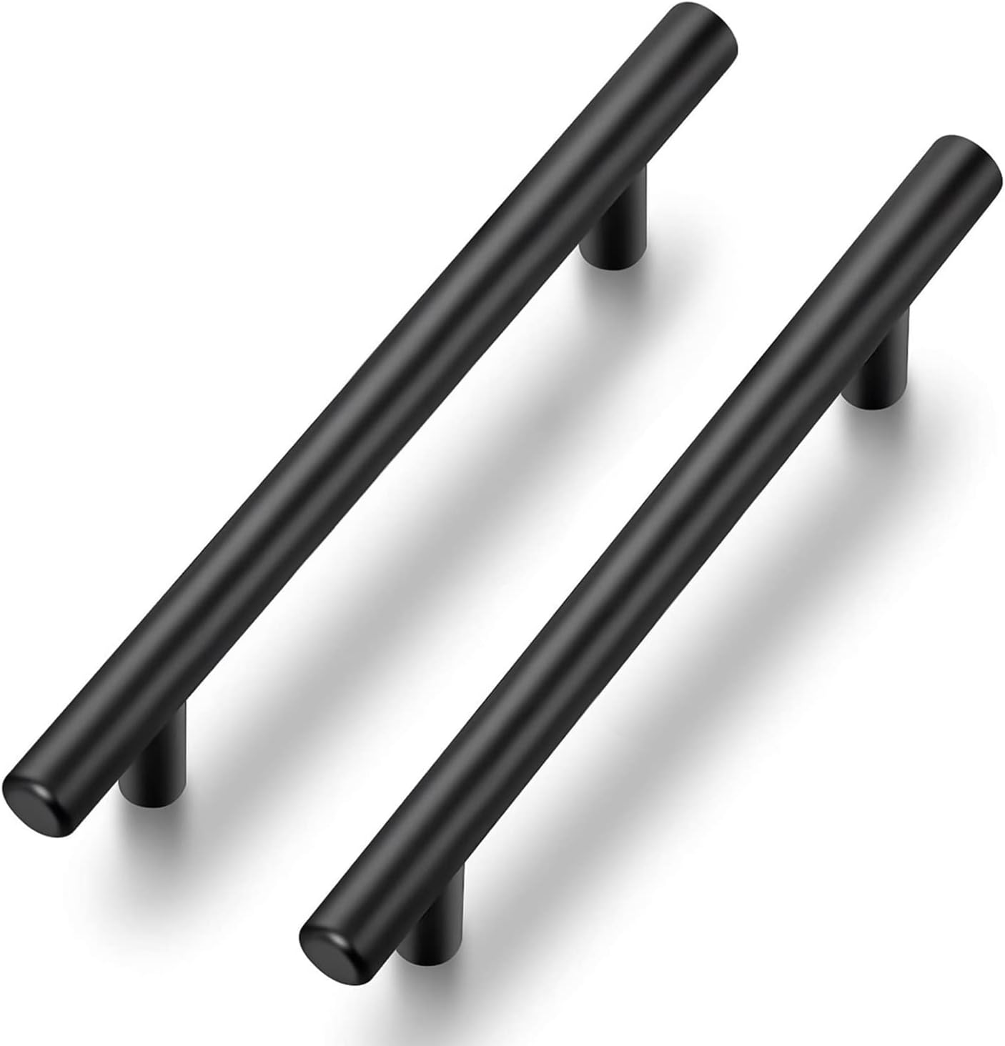 15 Tiradores Gabinete Negro Mate 5pulg Modernos