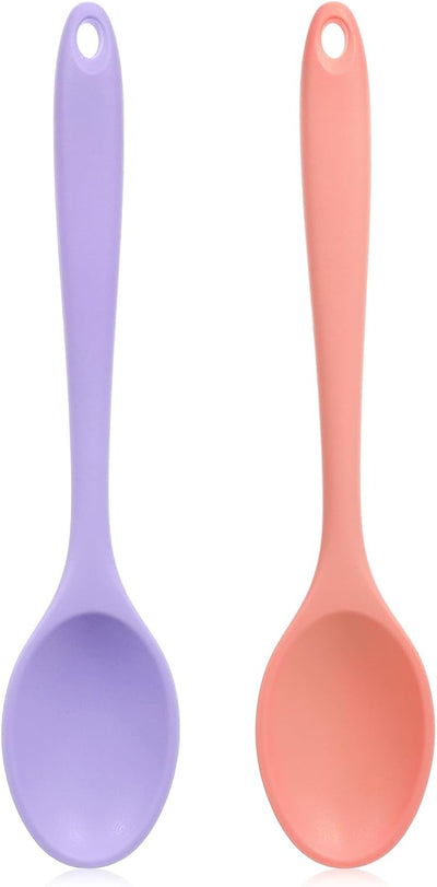 2 Cuchara Silicona 8.3pulg Antiadherente Multifuncion