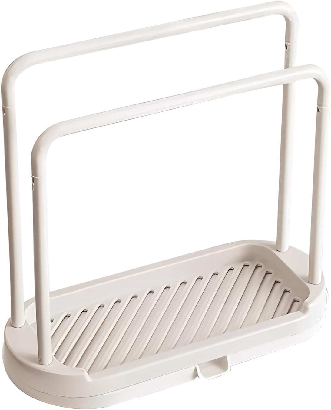 Estante tela cocina drenaje doble capa beige