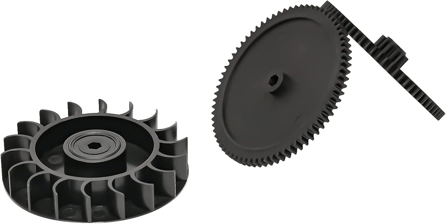 Kit engranajes transmisión repuesto rodamientos turbina