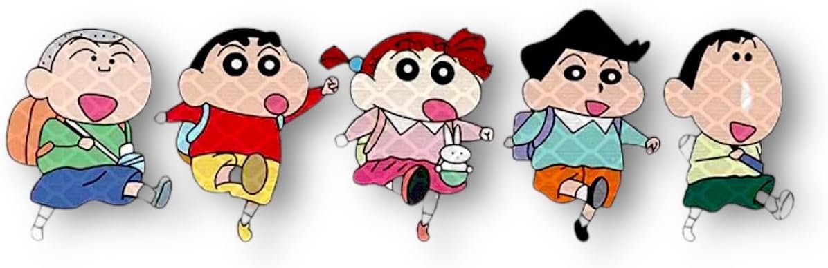Adhesivo coche Crayon Shin Chan alta reflectividad