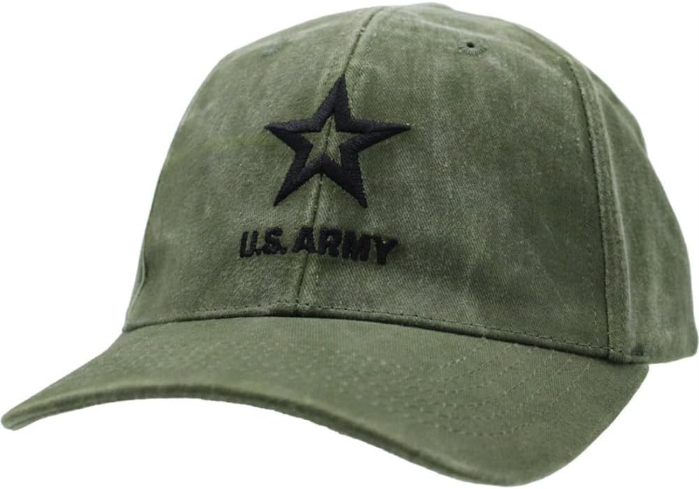Casquillo verde con logotipo Ejército EE.UU.