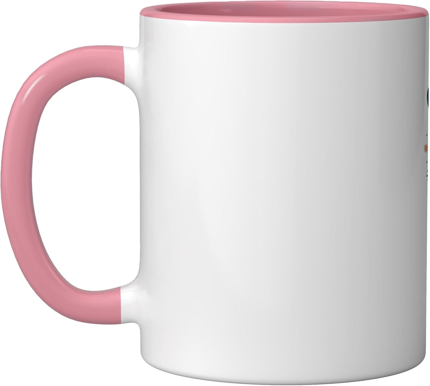 Taza Cerámica Pilates Ropa Interior Rosa/Blanco