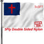 Banderas cruz cristiana 3x5ft doble cara para iglesia