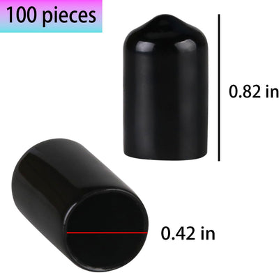 Cubiertas antipolvo para vertedor licor medido 100uds negro