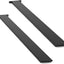 Soporte encimera isla 18pulg hierro negro resistente
