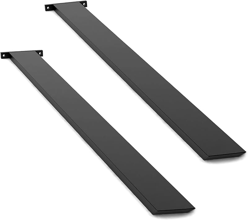 Soporte encimera isla 18pulg hierro negro resistente