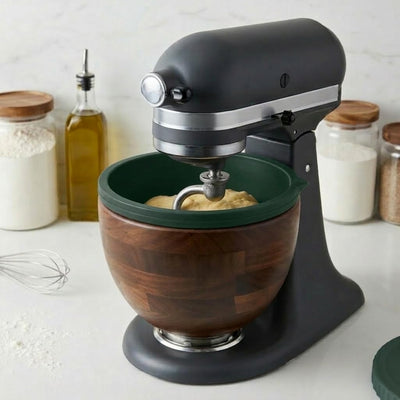 Forro silicona cuenco 5qt acero inox con tapa verde