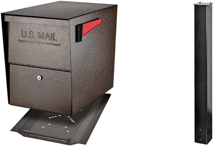 Pack buzón seguridad y poste montaje