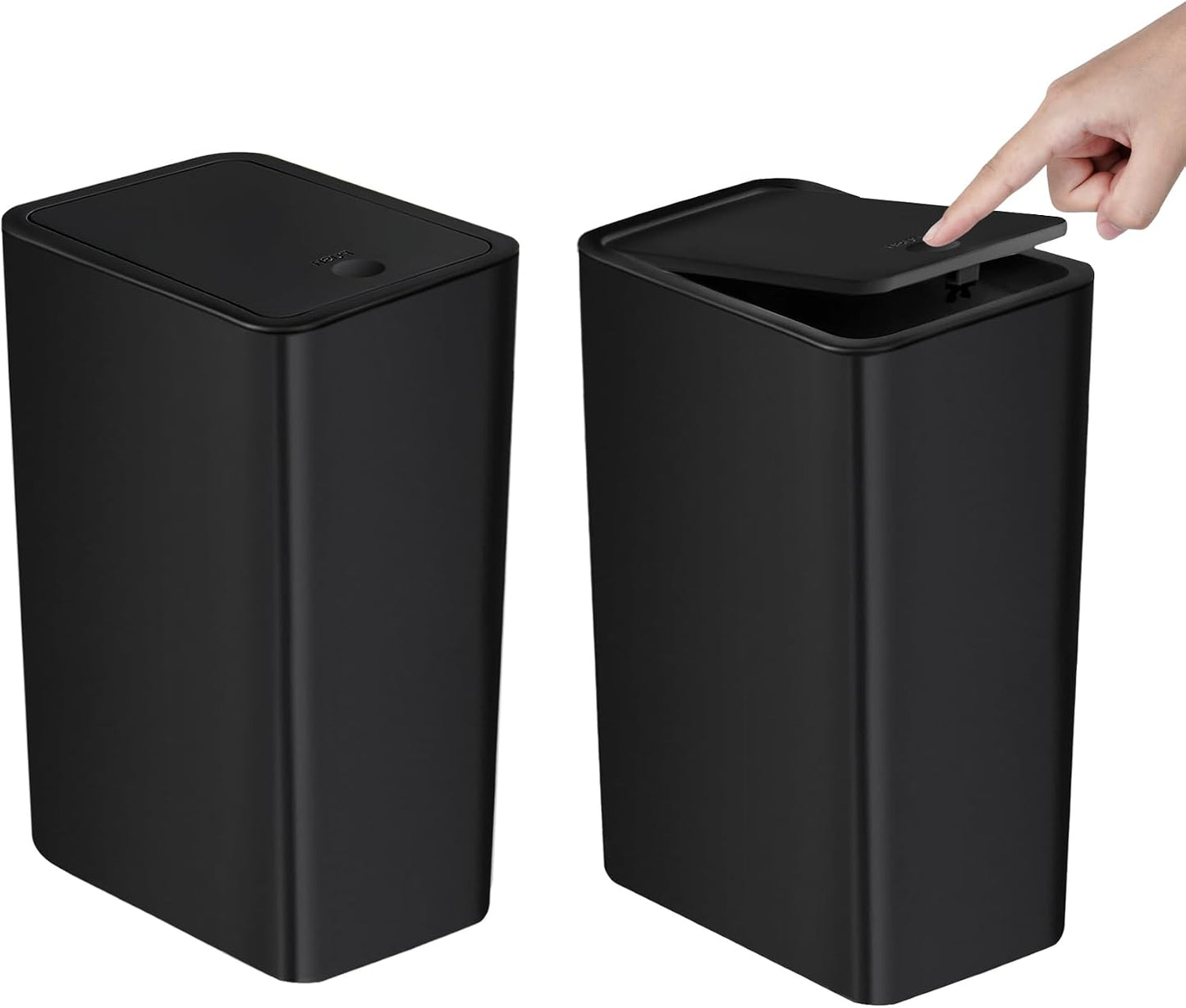 Cubo basura 10L con tapa emergente pack 2