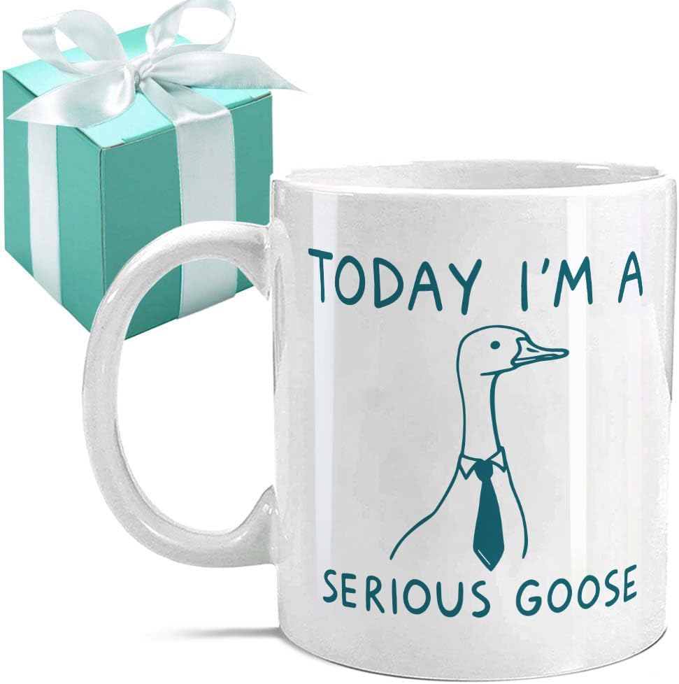 Taza de ganso regalo para trabajo y cumpleaños