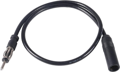Cable extensión antena coche 19.6pulg adaptador coaxial DIN