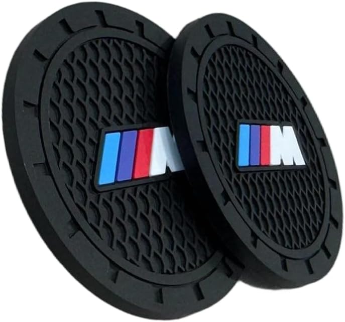 Portavasos BMW Serie M silicona antiderrap 2.75" pack 2