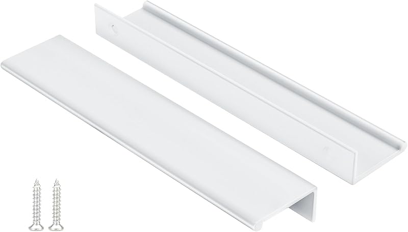 10 Tiradores Gabinete 6-1/4" Blancos para Cajones y Puertas