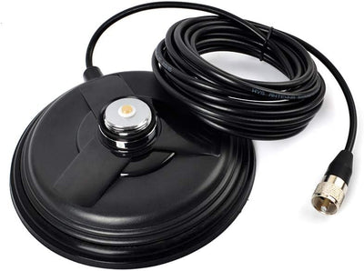 Antena magnética NMO 5.9pulg RG58 16.4ft enchufe PL-259