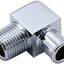 2 Pzas Manguera Calentador Cromada 3/4-5/8" Comp Chevrolet