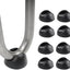 8 Pzas Protectores patas silicona antideslizante para muebles negro
