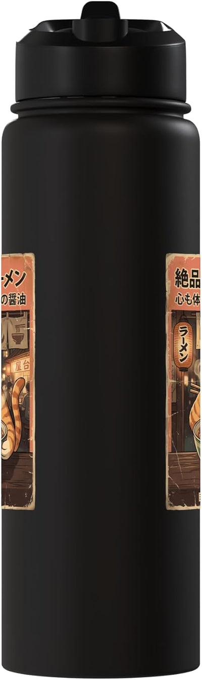 Bolso termo acero inoxidable ramen japonés vintage