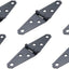 Bisagras puerta hierro negro 2pulg set 6