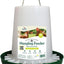 Comedero colgante plástico para aves 10lb base giratoria