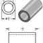 Espaciador acero 3/4x1/2 pulg redondo sin roscar