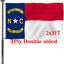 Banderas doble cara NC 2x3ft 100% poliéster resistentes