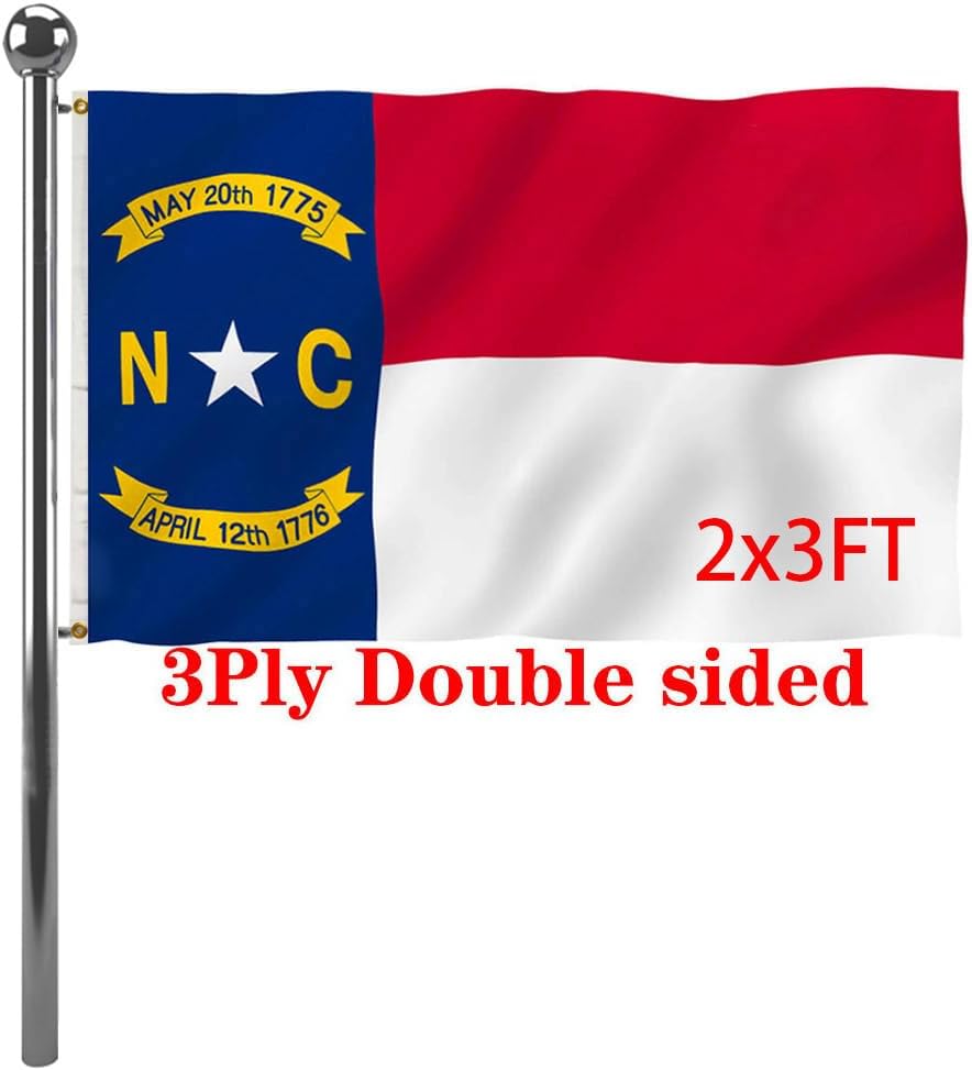Banderas doble cara NC 2x3ft 100% poliéster resistentes