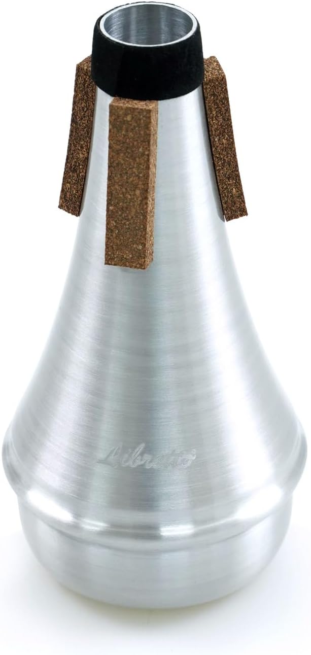 Silenciador trompeta aluminio recto para práctica