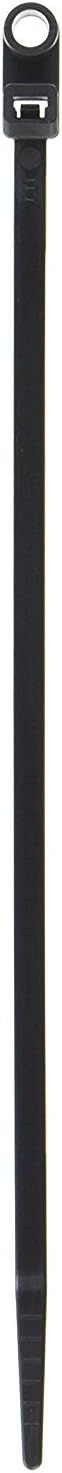 Brida nailon 8pulg 50lb paquete 100 negro UV resistente