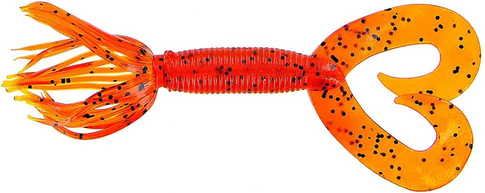 Anzuelo Doble Cola Hula Grub para Pesca en Agua Dulce
