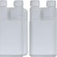 2 Botellas Chupito con Vaso Integrado Plástico HDPE 8.5oz